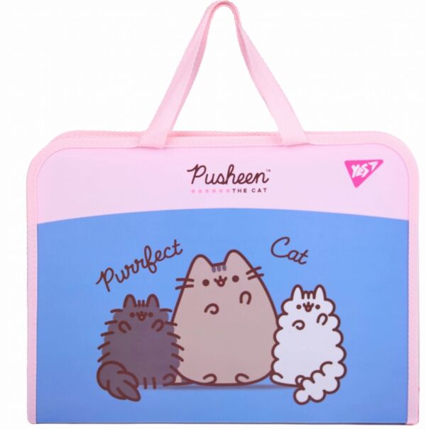 Портфель на блискавці з тканинними ручками Pusheen 492317 YES FC Ціна (цена) 191.90грн. | придбати  купити (купить) Портфель на блискавці з тканинними ручками Pusheen 492317 YES FC доставка по Украине, купить книгу, детские игрушки, компакт диски 0