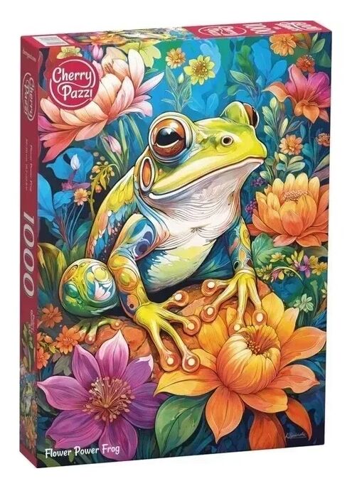 Пазли CherryPazzi 1000 елементів Flower Power Frog 31100 Ціна (цена) 349.10грн. | придбати  купити (купить) Пазли CherryPazzi 1000 елементів Flower Power Frog 31100 доставка по Украине, купить книгу, детские игрушки, компакт диски 0