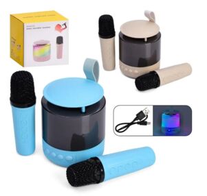 Колонка акумулятор USB Bluetooth TFслот 2 мікрофона 2 кольори K19S