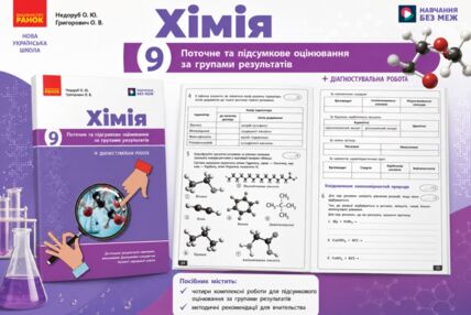 Хімія 9 клас поточне та підсумкове оцінювання + діагностувальна робота