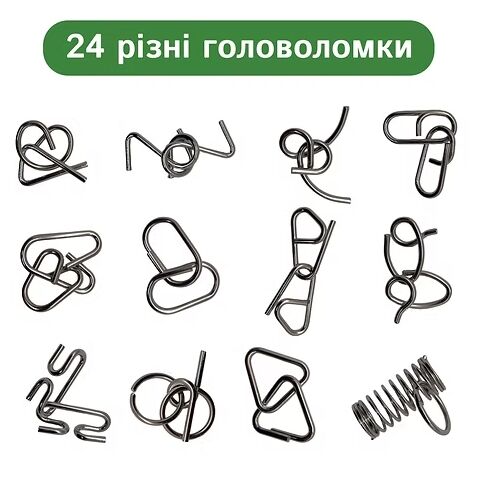 Головоломка металева Ціна (цена) 50.00грн. | придбати  купити (купить) Головоломка металева доставка по Украине, купить книгу, детские игрушки, компакт диски 0