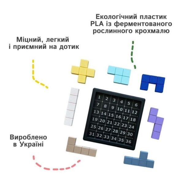 Головоломка тетріс Ціна (цена) 600.00грн. | придбати  купити (купить) Головоломка тетріс доставка по Украине, купить книгу, детские игрушки, компакт диски 1
