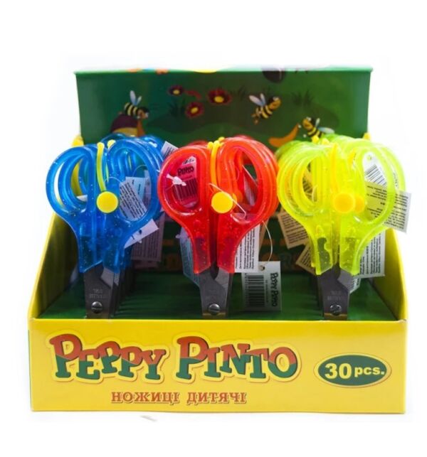 Ножиці Peppy Pinto 13,5 см дитячі з автоном відкритям KS105/30 Ціна (цена) 23.20грн. | придбати  купити (купить) Ножиці Peppy Pinto 13,5 см дитячі з автоном відкритям KS105/30 доставка по Украине, купить книгу, детские игрушки, компакт диски 1