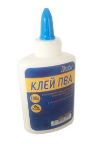 Клей ПВА 100 грам з дозатором Leader