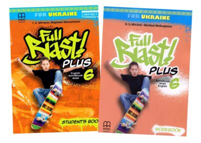 Full Blast Plus 6 КОМПЛЕКТ  зошит та МЯКИЙ підручник WB+SB