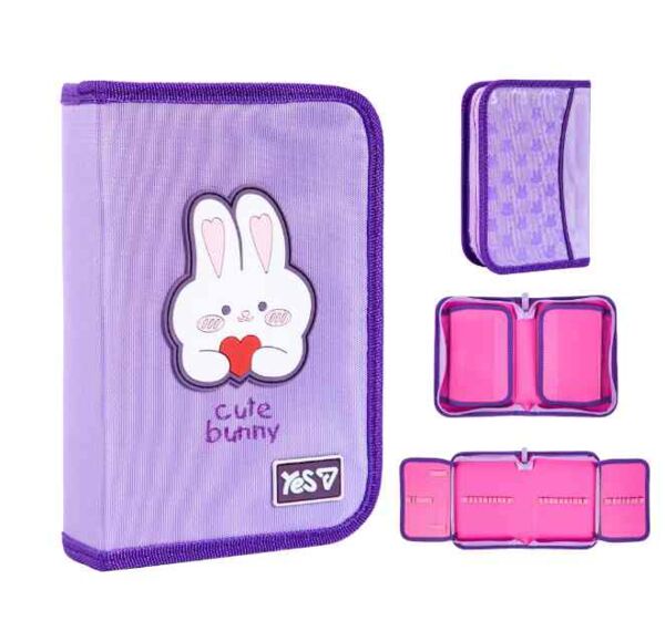 Пенал YES твердий одинарний з двома клапанами Cute Bunny 533740 Ціна (цена) 349.80грн. | придбати  купити (купить) Пенал YES твердий одинарний з двома клапанами Cute Bunny 533740 доставка по Украине, купить книгу, детские игрушки, компакт диски 0