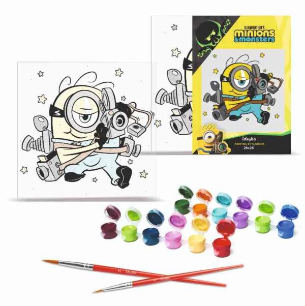 Розпис по номерах 25х25 КНО1388 Minions Режисер у справі Ідейка Ціна (цена) 144.00грн. | придбати  купити (купить) Розпис по номерах 25х25 КНО1388 Minions Режисер у справі Ідейка доставка по Украине, купить книгу, детские игрушки, компакт диски 1