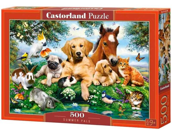 Пазли castorland 500 елементів Summer Pals 53230 Ціна (цена) 235.10грн. | придбати  купити (купить) Пазли castorland 500 елементів Summer Pals 53230 доставка по Украине, купить книгу, детские игрушки, компакт диски 0