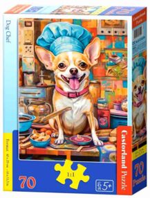 Пазли castorland 70 елементів Dog Chef 070206