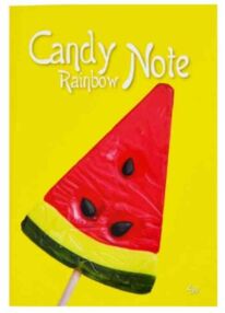 Блокнот А5 48 аркушів artbook rainbow candy yellow