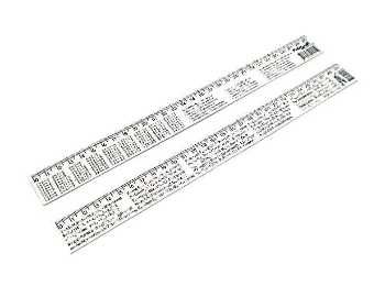 лінійка пластикова 30 сантиметрів біла