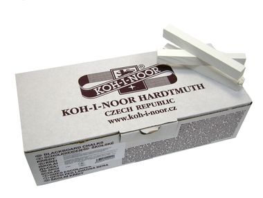 Крейда біла 100 штук "Koh-I-Noor" мел белый Крейда біла 100 штук "Koh-I-Noor" мел белый