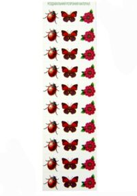 роздавальний розрізний матеріал квіти, комахи