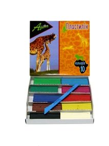 Уцінка пластилін 10 кольорів 200 гр    "Гамма" "Africa" Е60607 Уцінка пластилін 10 кольорів 200 гр    "Гамма" "Africa" Е60607