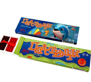 пластилін 7 кольорів восковий 140 гр зі стеком Little Artist пластилін 7 кольорів восковий 140 гр зі стеком Little Artist