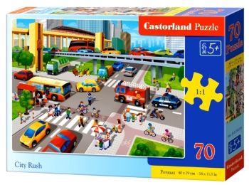 пазли castorland 70 елементів місто артикул 070039