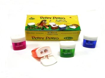 чинка В-24 подвійна з контейнером "Peppy Pinto" чинка В-24 подвійна з контейнером "Peppy Pinto"