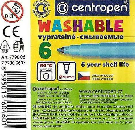 фломастери 6 кольорів Centropen в асортименті Ціна (цена) 22.30грн. | придбати  купити (купить) фломастери 6 кольорів Centropen в асортименті доставка по Украине, купить книгу, детские игрушки, компакт диски 2