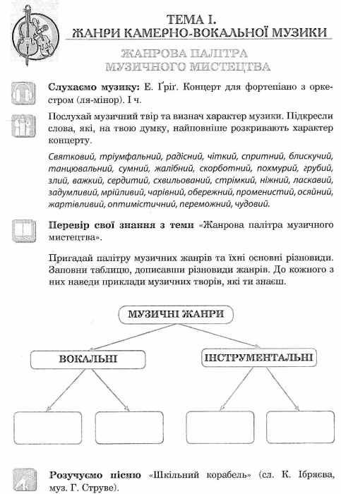 музичне мистецтво 6 клас робочий зошит Ціна (цена) 16.60грн. | придбати  купити (купить) музичне мистецтво 6 клас робочий зошит доставка по Украине, купить книгу, детские игрушки, компакт диски 5