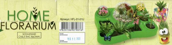 набір для вирощування рослин home florarium HFL-01-01 на 2- мовах українська і англійська одночасно Ціна (цена) 353.43грн. | придбати  купити (купить) набір для вирощування рослин home florarium HFL-01-01 на 2- мовах українська і англійська одночасно доставка по Украине, купить книгу, детские игрушки, компакт диски 3