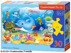 пазли castorland 30 елементів підводні друзі артикул 03501 Ціна (цена) 67.70грн. | придбати  купити (купить) пазли castorland 30 елементів підводні друзі артикул 03501 доставка по Украине, купить книгу, детские игрушки, компакт диски 0