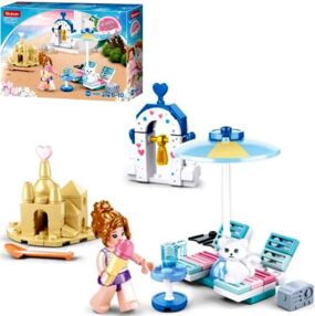 Конструктор Sluban пляж шезлонги фігурки 102 деталі М38-В0862