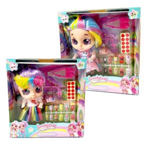 Лялька 16 см + накладні нігті + аксесуари 210B-2