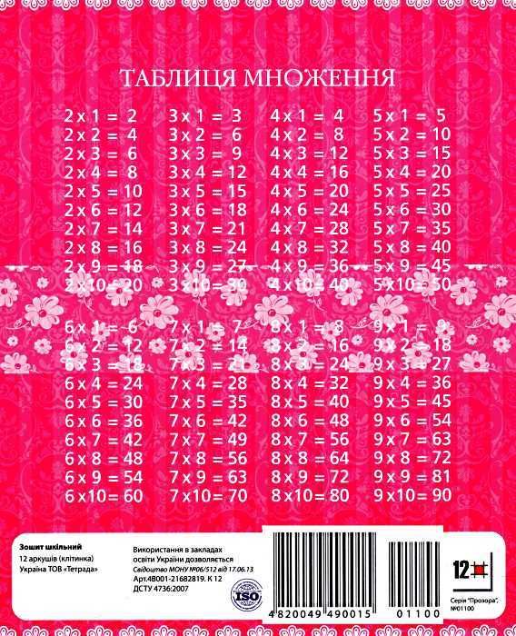 зошит 12 аркушів ціна в клітинку картон купити в асортименті тетрадь 12 листов  в клетку Ціна (цена) 6.50грн. | придбати  купити (купить) зошит 12 аркушів ціна в клітинку картон купити в асортименті тетрадь 12 листов  в клетку доставка по Украине, купить книгу, детские игрушки, компакт диски 2