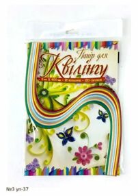 ПАПІР для квілінгу №3 УП-37 10 кольорів ширина 3 мм довжина 400 мм