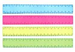 лінійка пластикова  30 сантиметрів    "J.Otten"