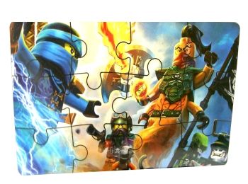 іграшка дитяча игрушка детская дерев'яний пазл з підложкою ніндзя артикул SP0340