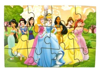 іграшка дитяча игрушка детская дерев'яний пазл з підложкою принцеси артикул RW3537  купит