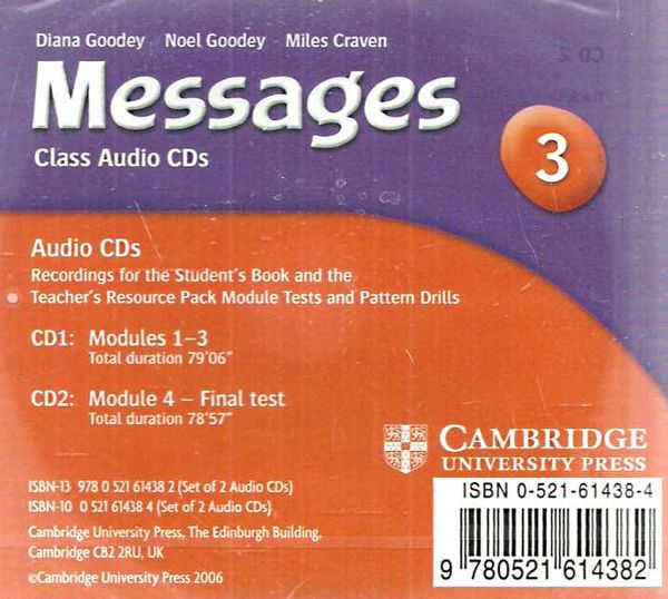 акція messages III уровень CD (class audio CDs 2 ДИСКА) Ціна (цена) 40.00грн. | придбати  купити (купить) акція messages III уровень CD (class audio CDs 2 ДИСКА) доставка по Украине, купить книгу, детские игрушки, компакт диски 1