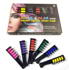 Крейда для волосся 6 кольорів