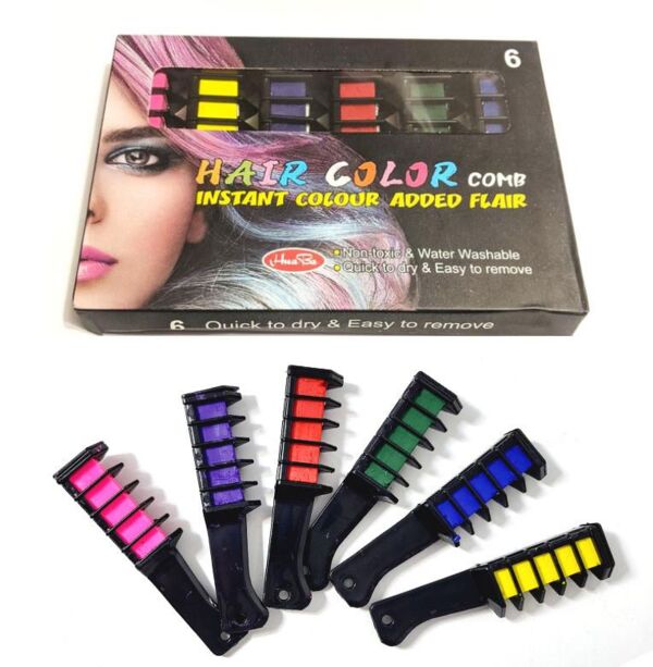 Крейда для волосся 6 кольорів Ціна (цена) 142.30грн. | придбати  купити (купить) Крейда для волосся 6 кольорів доставка по Украине, купить книгу, детские игрушки, компакт диски 0