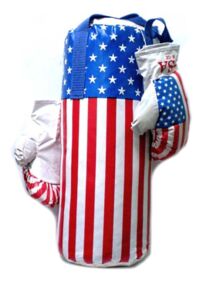 набір для боксу "америка" боксерська груша дитяча L-USA