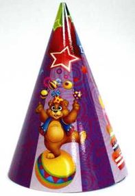 ковпачок святковий середній в асортименті