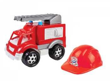 машина пожежна + каска артикул 3978