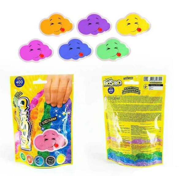 кінетичний пісок kidsand 400 грамів KS-03-03 в кульку кольори в асортименті Ціна (цена) 60.00грн. | придбати  купити (купить) кінетичний пісок kidsand 400 грамів KS-03-03 в кульку кольори в асортименті доставка по Украине, купить книгу, детские игрушки, компакт диски 1