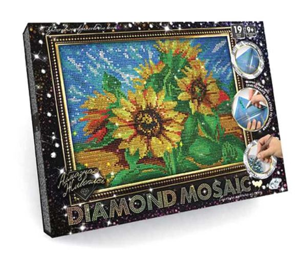 алмазний живопис diamond mosaic подсолнухи DM-02-02 Ціна (цена) 313.17грн. | придбати  купити (купить) алмазний живопис diamond mosaic подсолнухи DM-02-02 доставка по Украине, купить книгу, детские игрушки, компакт диски 1