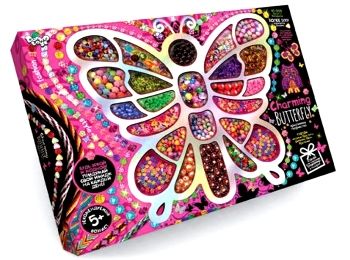 набір креативної творчості charming butterfly СНВ-01-01 бісер набор бисера    "