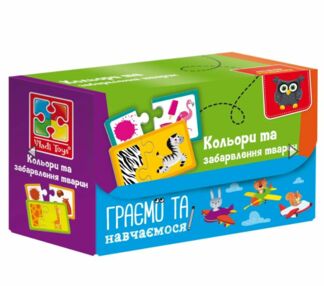 Гра настільна Знайди пару Кольори та забавлення тварин VT5003-02