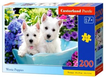 пазли castorland 200 елементів песики артикул 222032