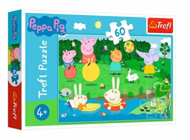 пазли 60 елементів улюблені канікули веселе поросятко Trefl 17326