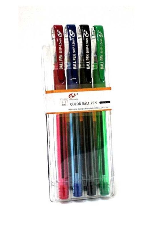 набір кулькових ручок на 4 кольори артикул TY-501P-1mm купит   Color ball pen Ціна (цена) 25.80грн. | придбати  купити (купить) набір кулькових ручок на 4 кольори артикул TY-501P-1mm купит   Color ball pen доставка по Украине, купить книгу, детские игрушки, компакт диски 1