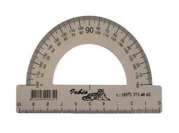 транспортир металевий