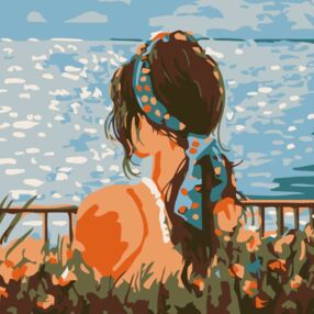 Розпис по номерах 20х20 HH7111 Дівчина "Strateg"