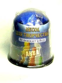 уцінкакинетический песок в колбе артикул МК1207 размер 31,5х24х8,5см 18 грамм