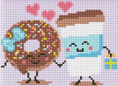 Алмазна мозаїка б/підрамн 15х20 АММ1035 Солодка пара "Ідейка"