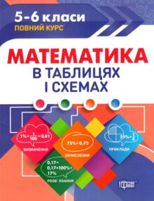 математика 5 - 6 класи в таблицях і схемах книга математика 5 - 6 класи в таблицях і схемах книга
